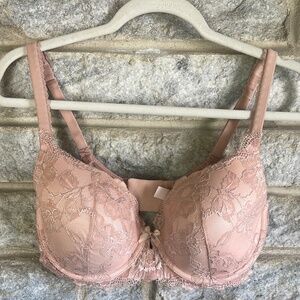 NWOT Body By Victoria Lined Underwire Perfect Coverage Dusty Pink Size 36DD